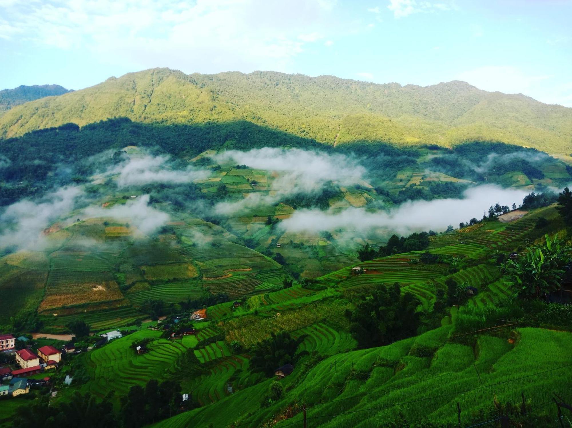 Mu Cang Chai Big View Homestay, Tour & Vegetarian Exterior photo