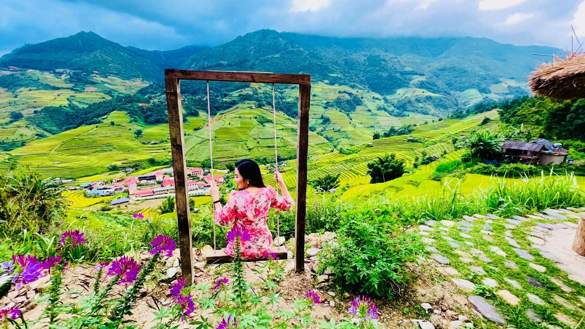 Mu Cang Chai Big View Homestay, Tour & Vegetarian Exterior photo