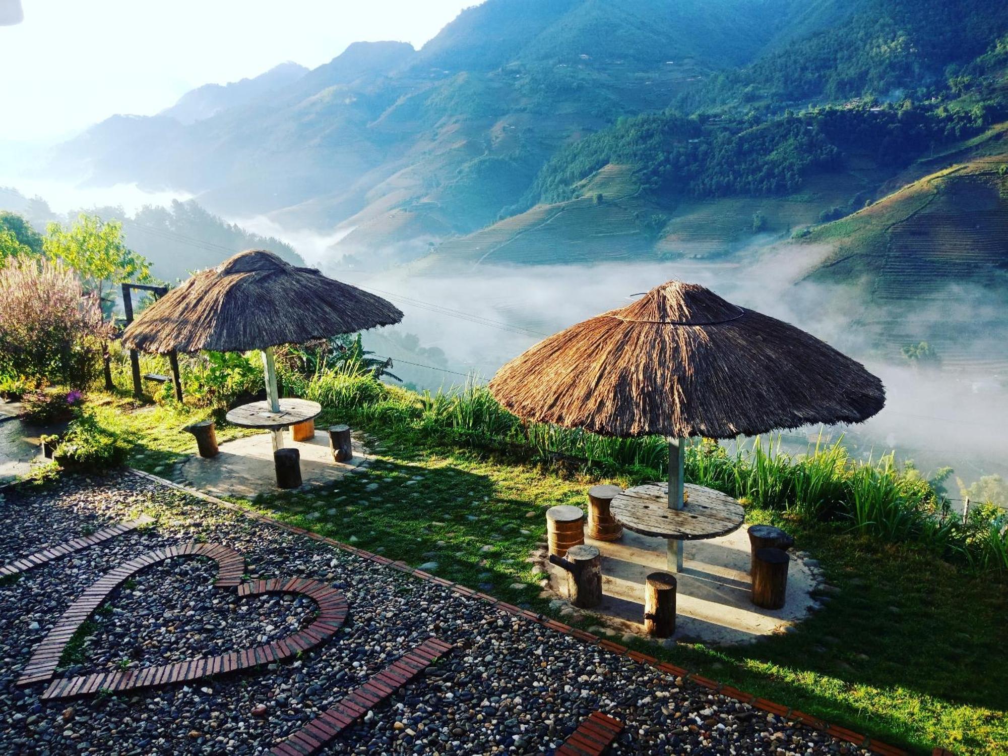 Mu Cang Chai Big View Homestay, Tour & Vegetarian Exterior photo