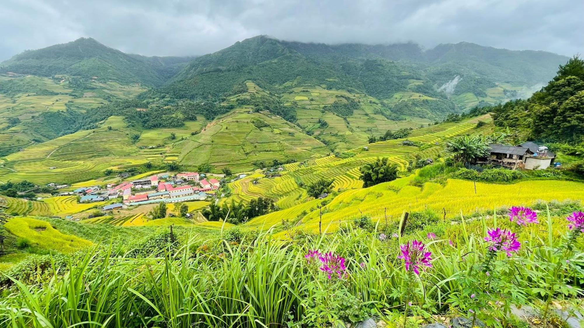 Mu Cang Chai Big View Homestay, Tour & Vegetarian Exterior photo