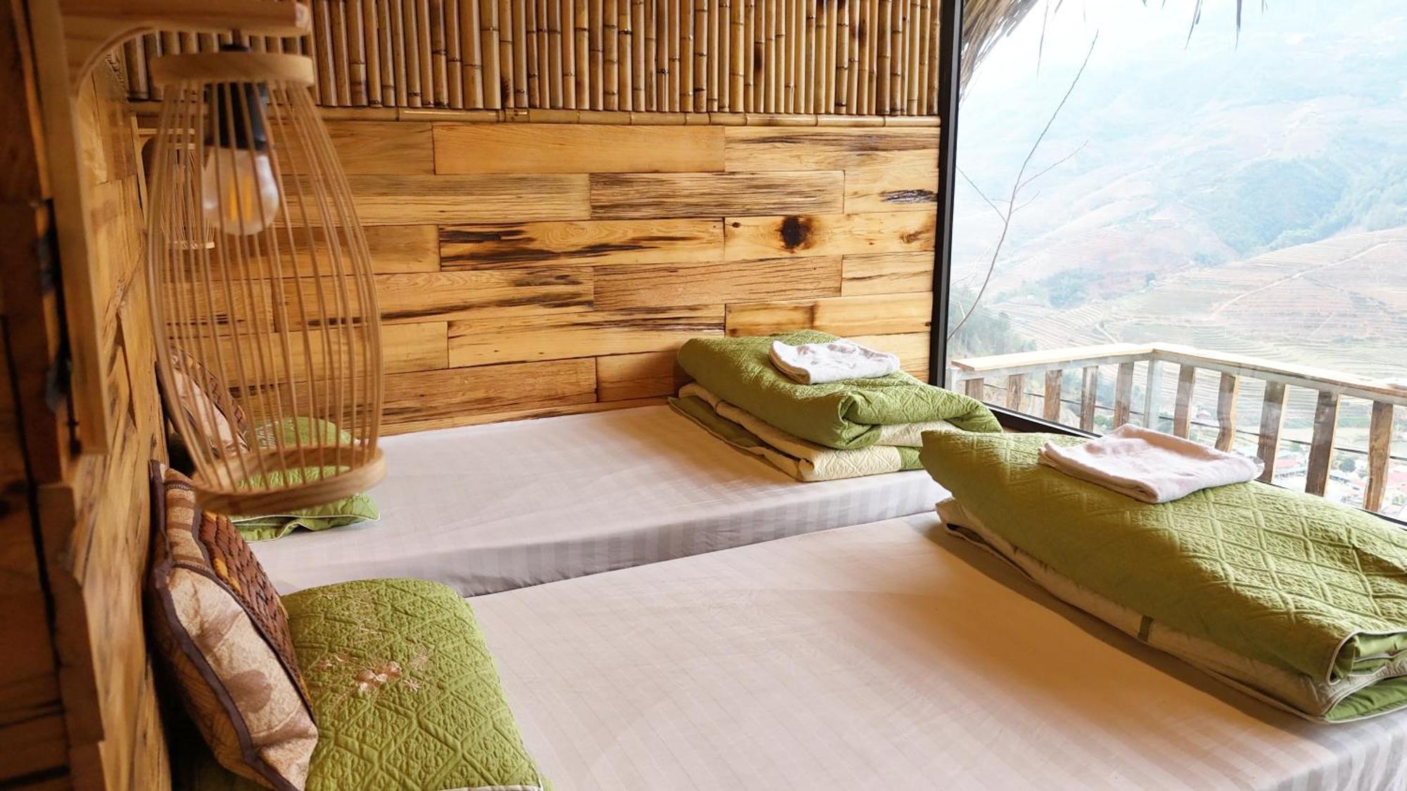 Mu Cang Chai Big View Homestay, Tour & Vegetarian Exterior photo