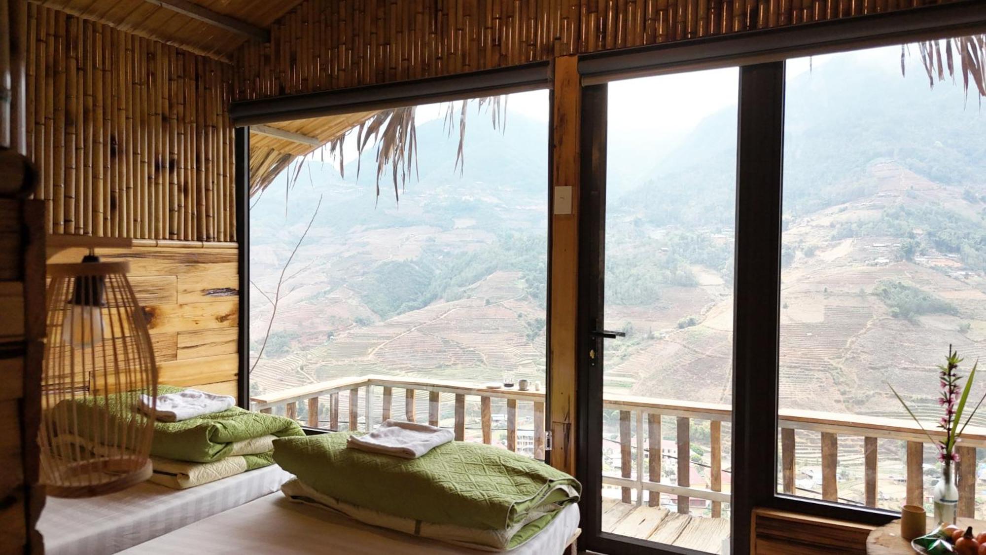 Mu Cang Chai Big View Homestay, Tour & Vegetarian Exterior photo